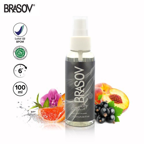 BRASOV Body Mist Spray Cologne Refreshing Fragrance 100mL (VC)