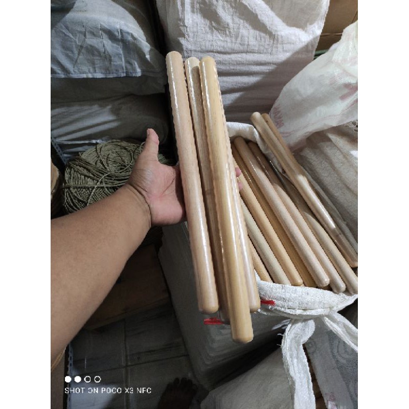 Rolling Pin Kayu 40 x 2,5 cm / Penggilas Adonan / Penggiling Adonan