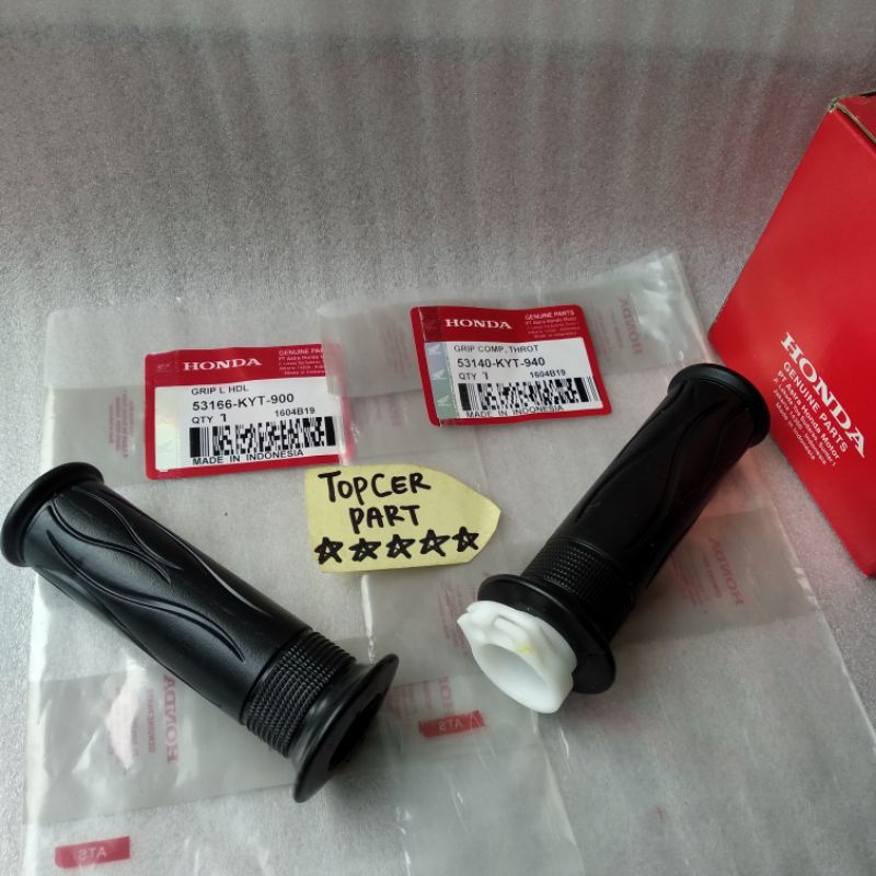 Handgrip Handfat Grip Gas Scoopy Fi Beat Esp New Original Oem KYT