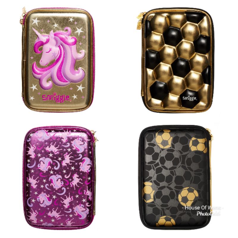 

SMIGGLE GOLD HARDTOP PENCIL CASE ORIGINAL
