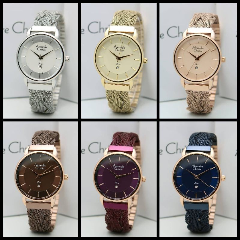 JAM TANGAN WANITA ALEXANDRE CHRISTIE AC 2875 ORIGINAL