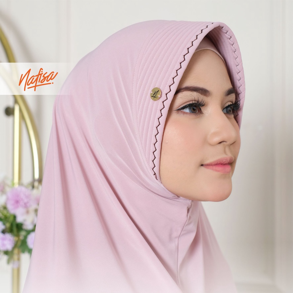 Nafisa Belvana - Jilbab Instan Jumbo Syar'i (Size L & XL)-2