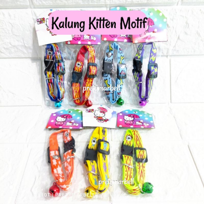 Kalung Kitten Kucing Kecil Motif Murah