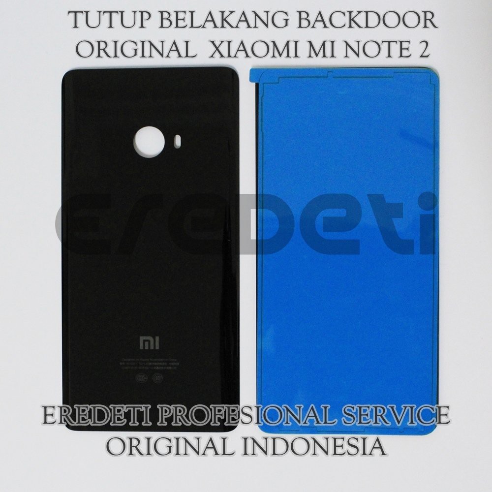 TUTUP BELAKANG BACKDOOR ORIGINAL  XIAOMI MI NOTE 2 BLACK KD-001988 m