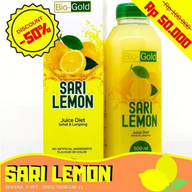 

SARI LEMON BIO GOLD 500ML