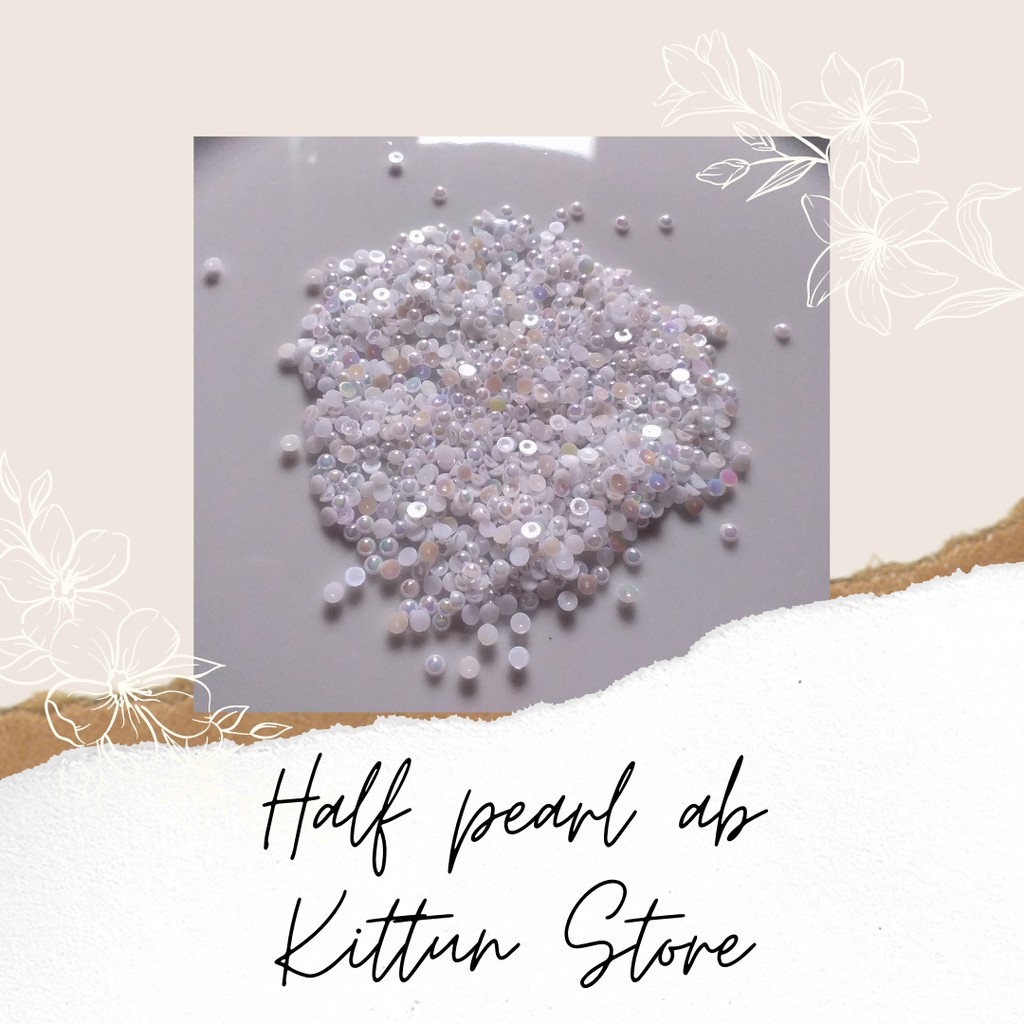 HALF PEARL || MUTIARA BELAH || MUTIARA BELAH A/B