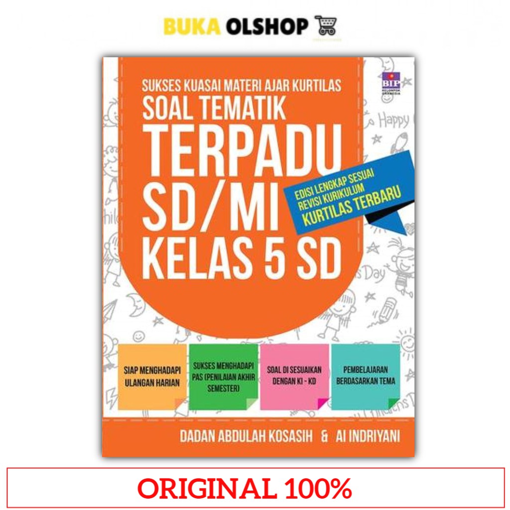 Soal Tematik Terpadu SD/MI  Buku Soal Tematik Kelas 5 SD