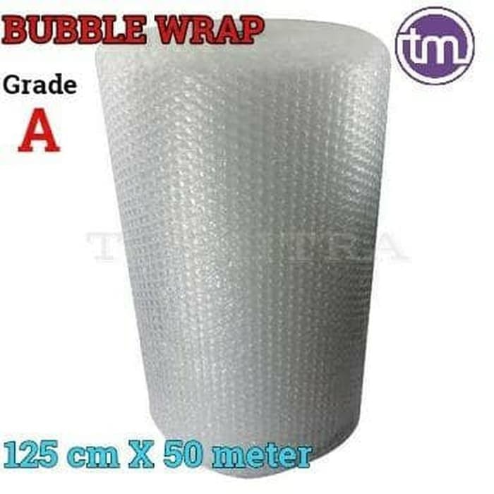 ✨LACIKOSME✨ BUBBLE WRAP BENING HITAM - PLASTIK PEMBUNGKUS - BUBLE PER ROLL 1,25 M X 50 M