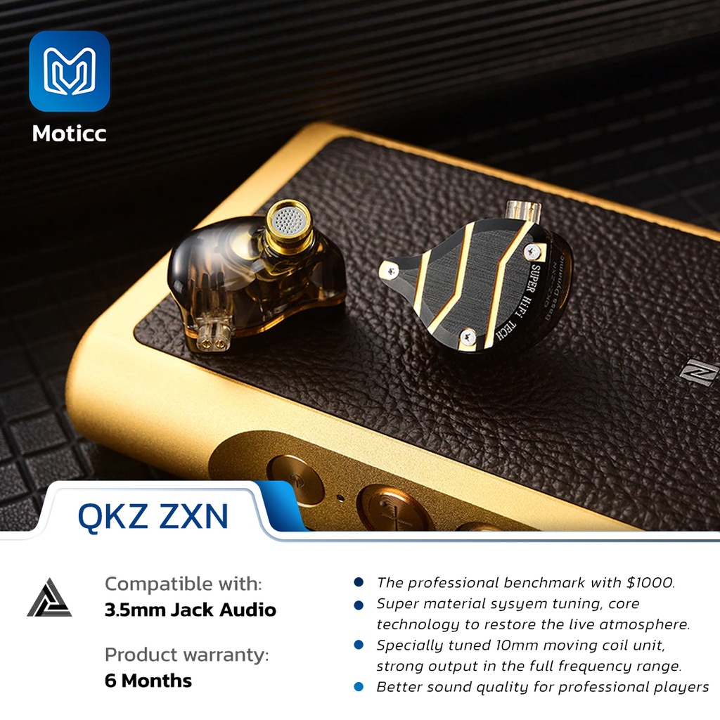 QKZ ZXN with Mic Basshead Hifi Earphone alt KZ ZS10 Pro CCA C10 Pro