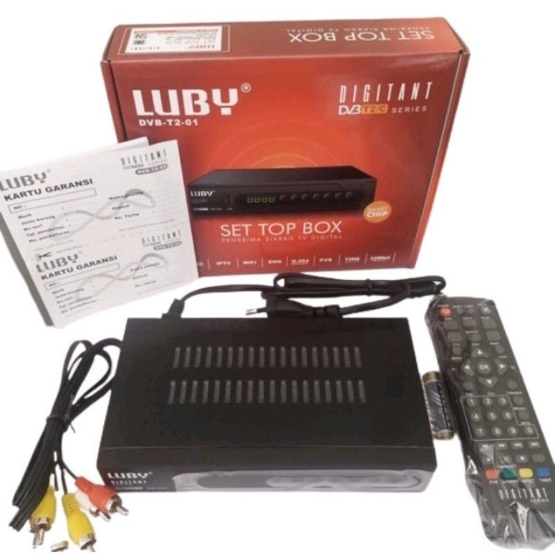 Digital Set Top Box TV Luby DVD T2 -01