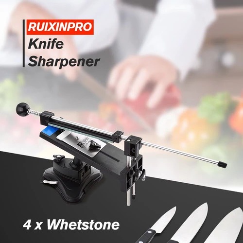 RUIXIN PRO alat pengasah asah pisau dapur fixed angle  knife sharpener Kitchen Grinder