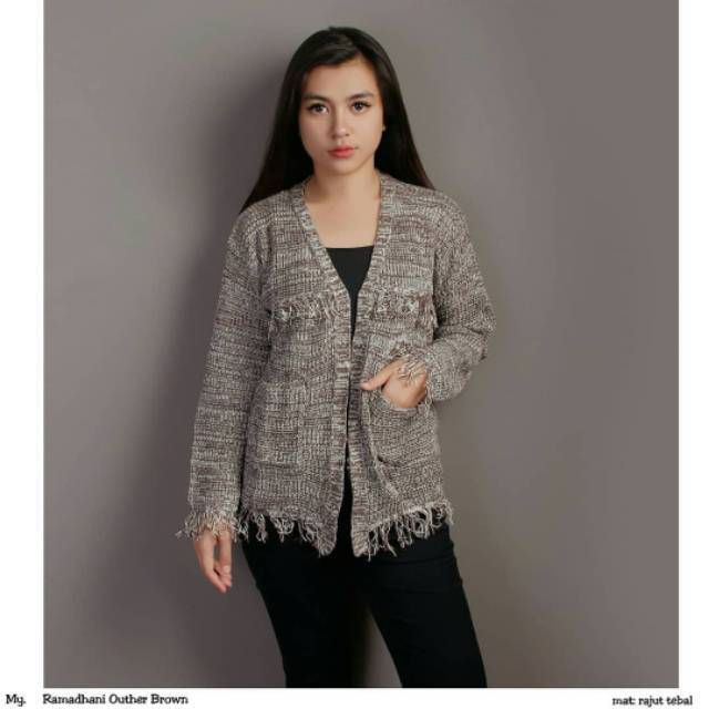 Cardigan Rajut Luxury Kardigan Wanita Model Terbaru Po Shopee
