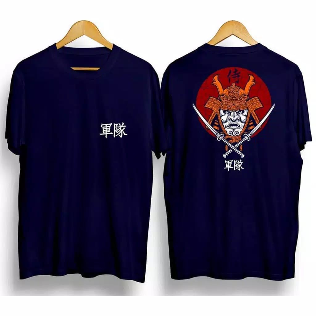 Kaos murah Kaos distro murah baju  distro pria t-shirt murah combed30s max china navy