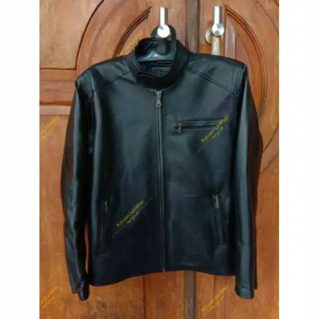 Jacket Kulit Asli Pria Kualitas Kulit Domba Asli