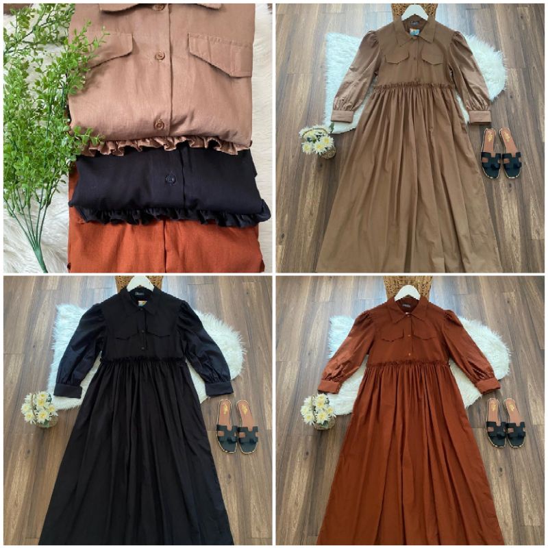 Midi Dress Sancai by CHALOEM Original