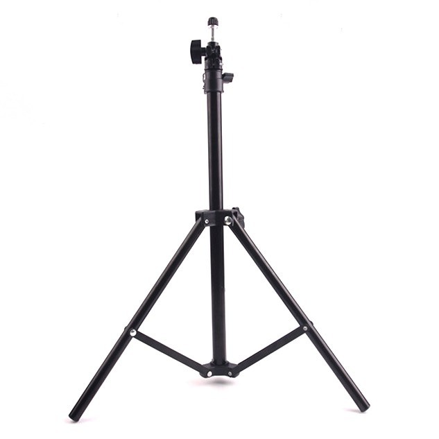 TaffSTUDIO Portable Light Stand Tripod 1 Section 160cm for Studio Lighting TB-037 Black Tiang Lampu