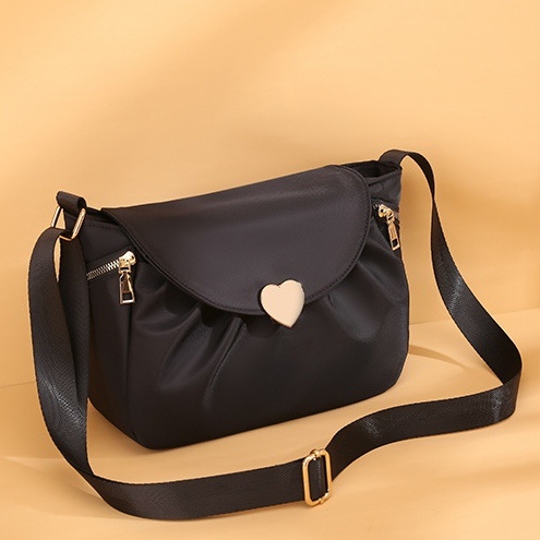 TAS SELEMPANG WANITA PREMIUM ANTI AIR HITAM IMPORT FASHION SLING BAG SIMPLE CEWEK KOREA RAMAJA LAMORGA KEKINIAN TA652B5 CEWEK BRANDED BATAM MURAH CASUAL