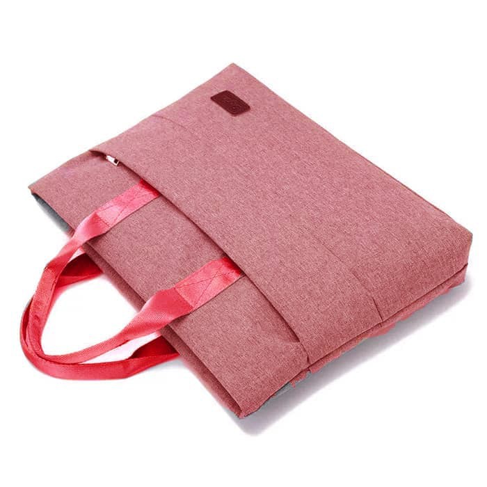 Tas Laptop Jinjing DXYIZU Nylon Handstrap 13 inch - red