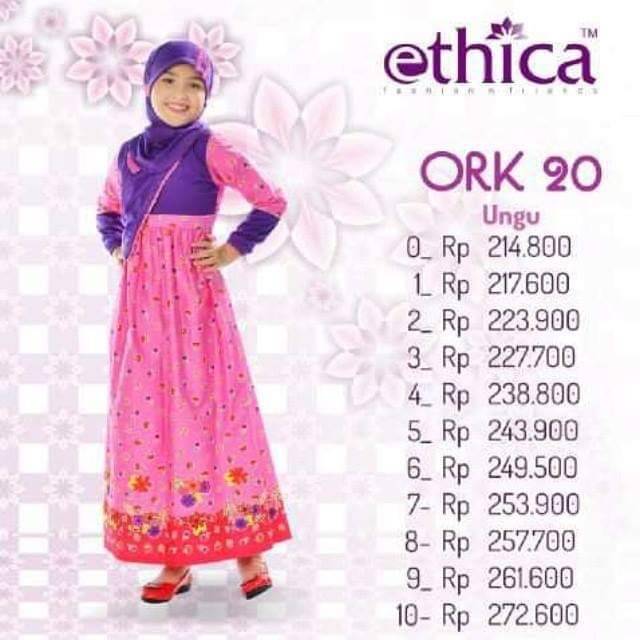 ETHICA GAMIS ANAK ORK 20