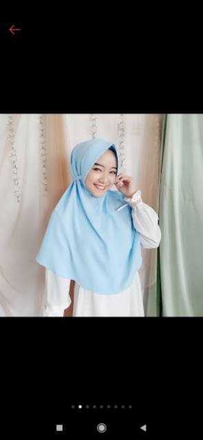 BERGO MARYAM PET (1KG MUAT 11 PCS) UKURAN DEPAN 75 BELAKANG 80 JILBAB INSTAN