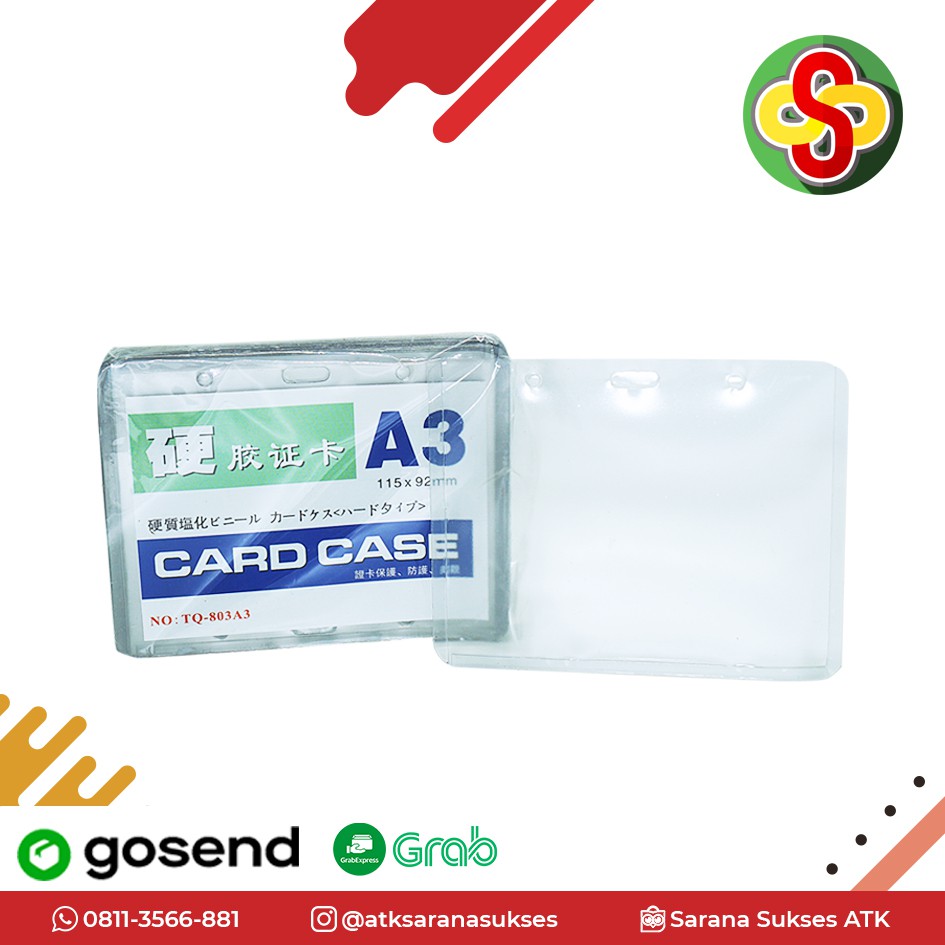 ID Card Mika Keplek Mika A3 Name Tag Isi 20 pcs
