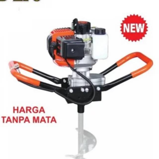 Mesin Bor Tanah ALDO MB-270 Mesin Keduk Sumur Earth Auger Alat Lubang Pelubang Tanah Earth Dril