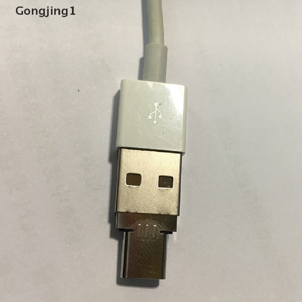 Gongjing1 Adapter Konverter OTG USB-C 3.1 Tipe C Male Ke USB Female Untuk U Disk