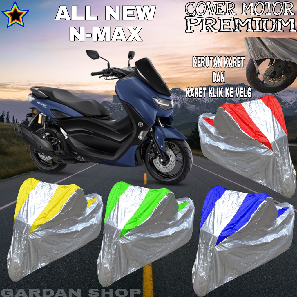 Sarung Motor ALL NEW N-MAX Silver KOMBINASI Body Cover N-max PREMIUM