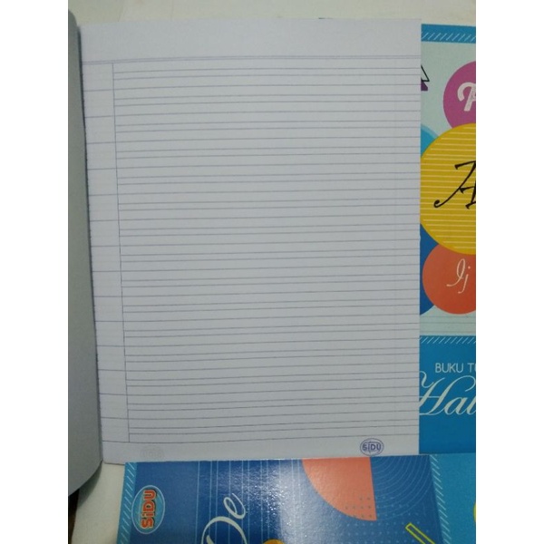 Buku tullis tegak bersambung/ buku garis 3