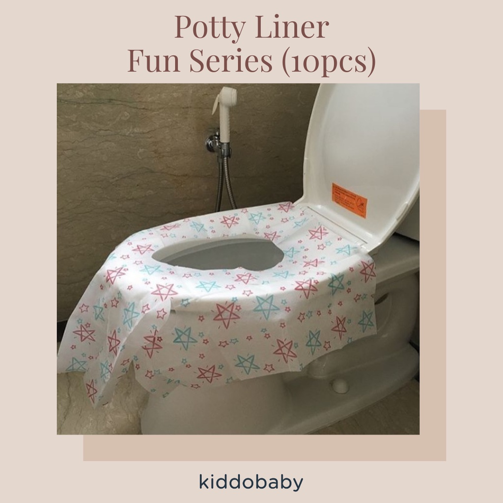 Jual Potty Liner Fun Series (10pcs) Pelindung Toilet Shopee Indonesia