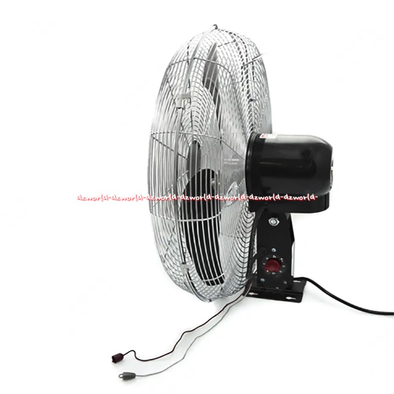 Krisbow Kipas Angin Dinding Tembok 50cm Industrial 3speed Table Fan Swing Wall Stainless Steel Besi