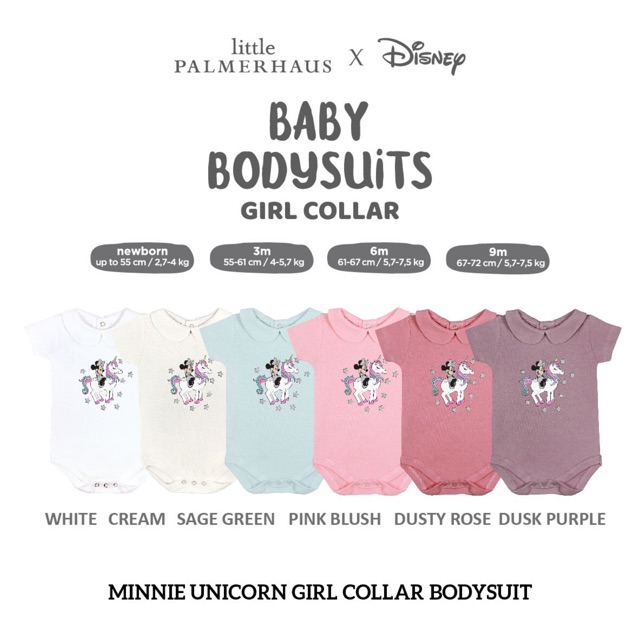 Little palmerhaus baby collar bodysuit disney