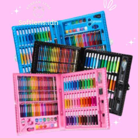 

Crayon Art Set 150 in 1 Peralatan Gambar Lukis Pensil Warna Alat Tulis