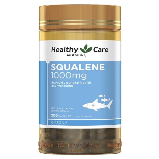 Healthy Care Squalene 1000mg 200 Capsules