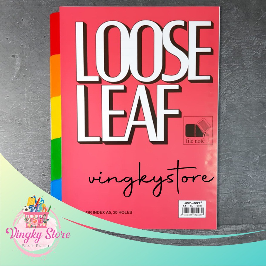 

Pembatas Isi File Binder / Loose Leaf A5-IL-05C