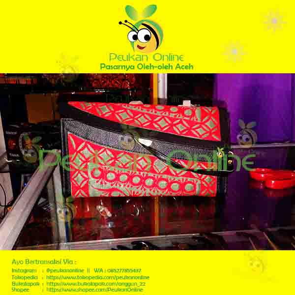 Tas Aceh PEO 91 / Tas Genggam Aceh / Tas Bordiran Aceh