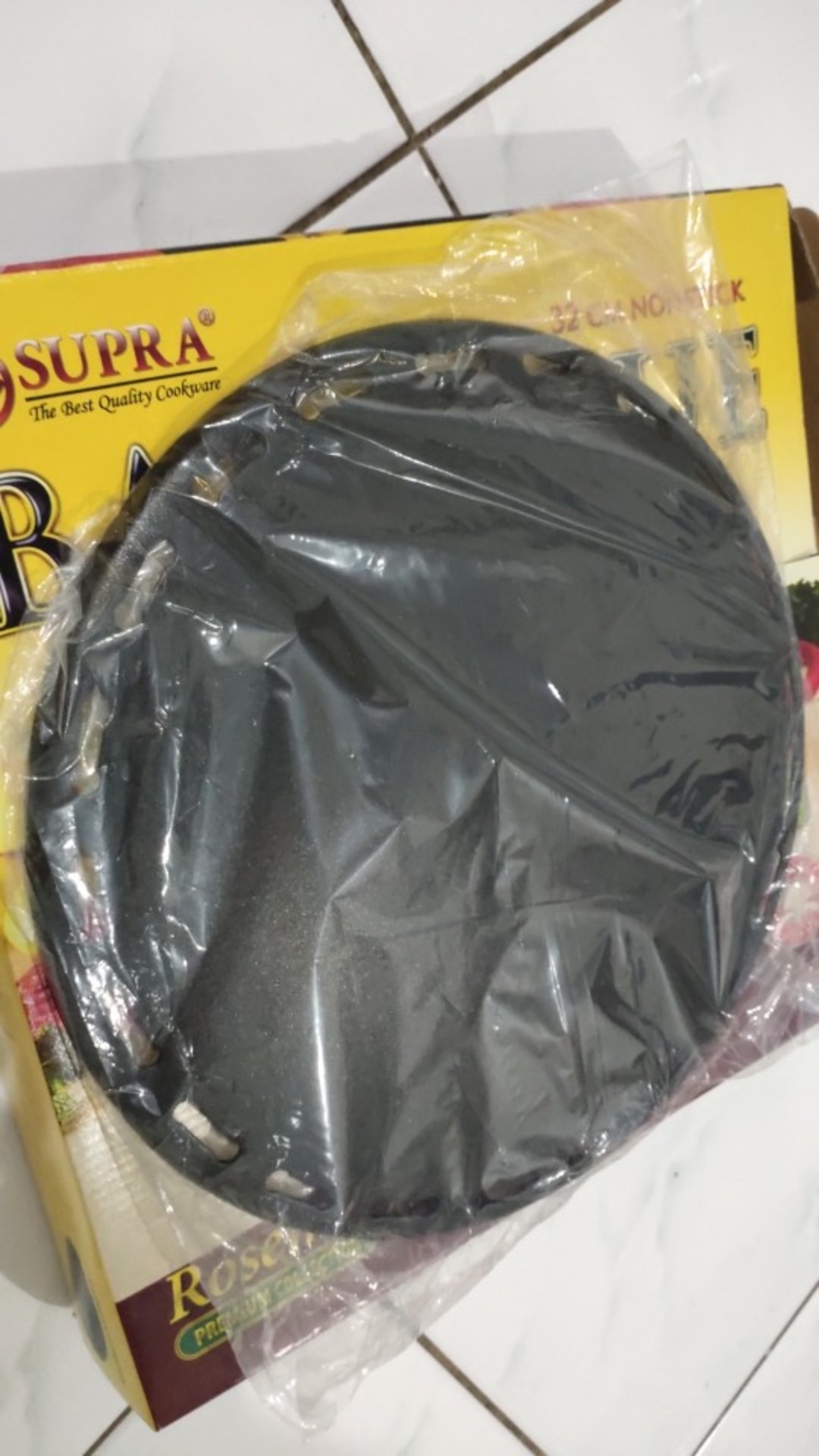 Panci Bbq Pemanggang Supra 32cm / Grillpan Barbeque / Alat Panggang Teflon