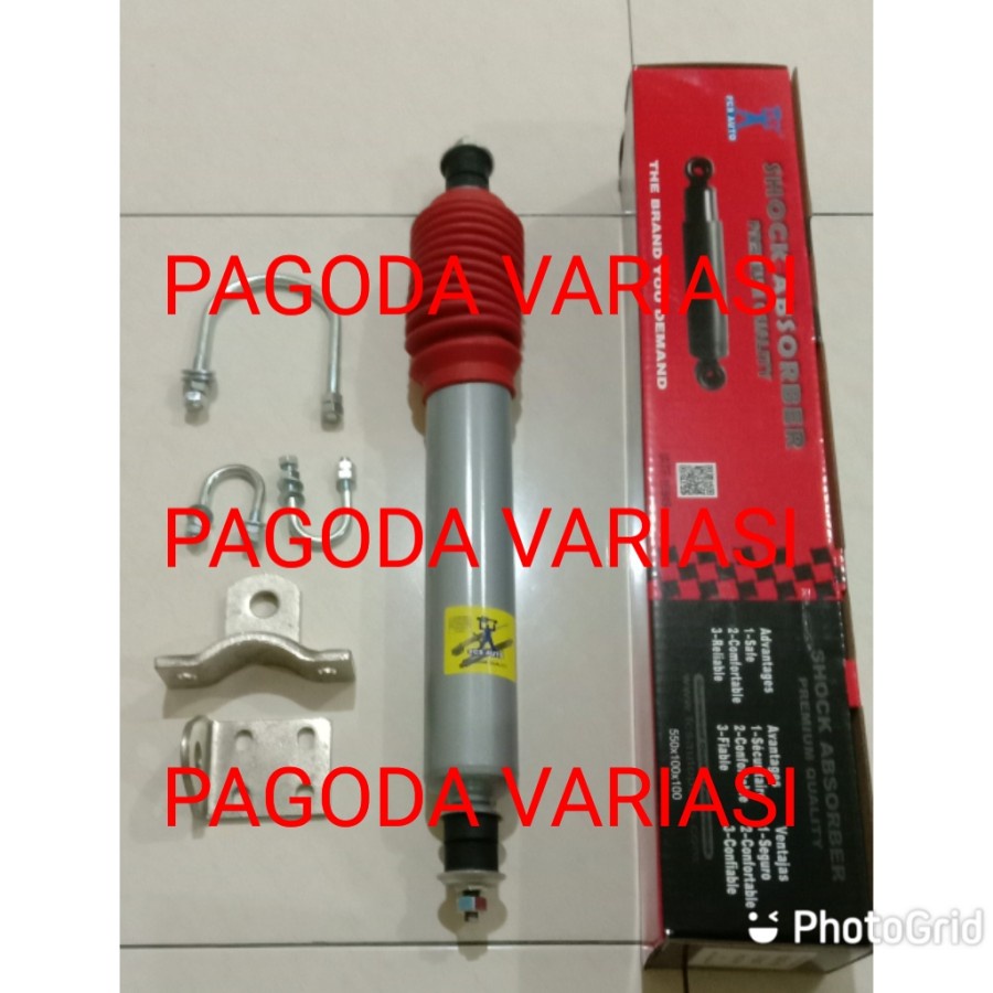 PAKET SHOCK STIR + BREKET FCS PREMIUM SUZUKI JIMNY / CJ 5 / CJ 7 DEPAN