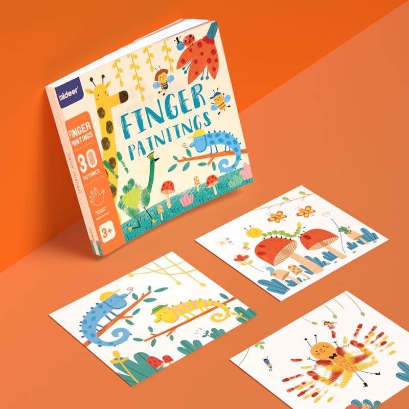 

TweedyToys - Mideer Finger Paintings Fascinating Art Book