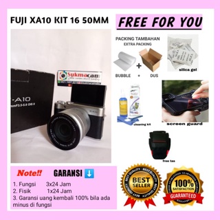 Fujifilm XA10 Fuji xa10 Lensa kit 16 50mm camera MUA