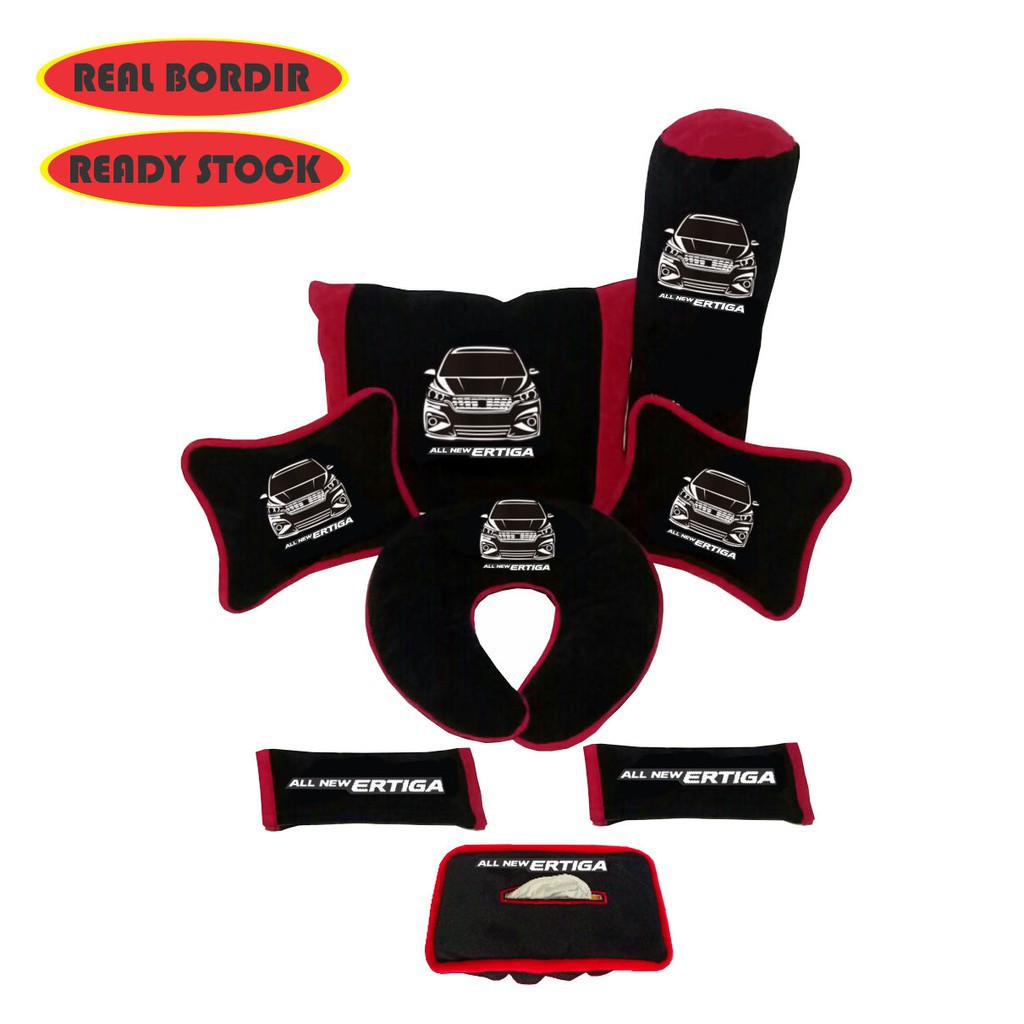BANTAL MOBIL SUXUKI ALL NEW ERTIGA AKSESORIS HEADREST INTERIOR MOBIL