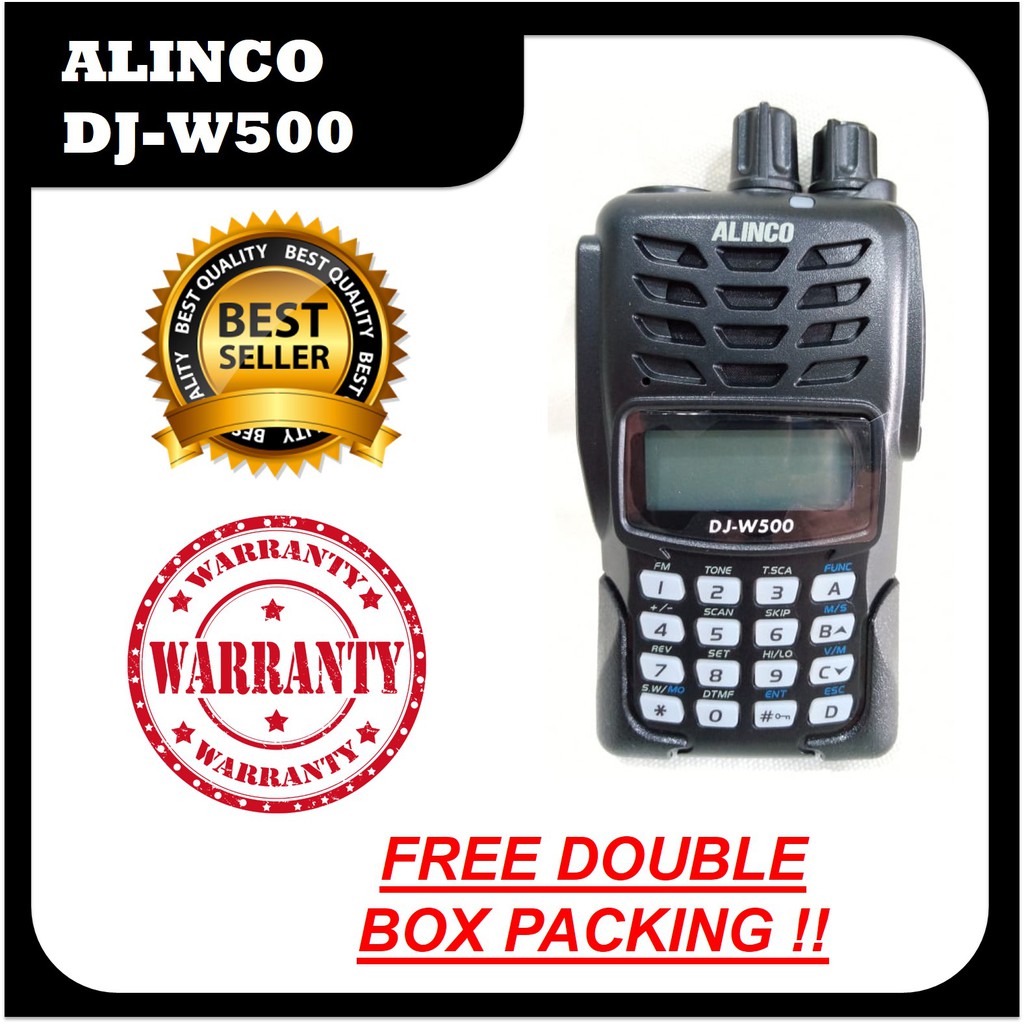 Ht Alinco Dj W500 W 500 Handy Talky Dual Band Jepang Dj W500 Vhf Uhf Resmi Garansi 1 Tahun Radio Shopee Indonesia