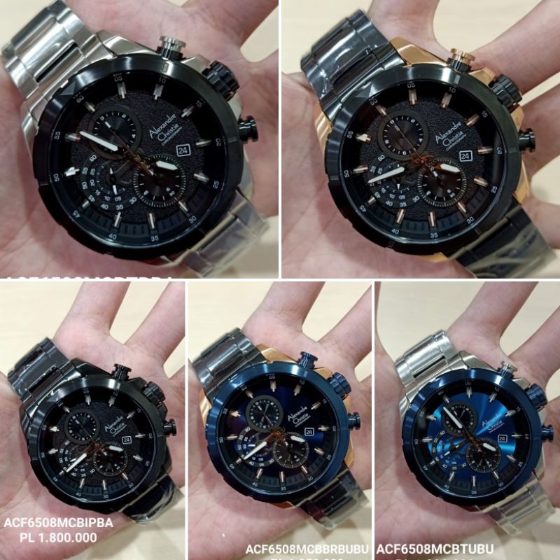 Jam Cowok AC 6508 MC / Alexander Christie AC6508