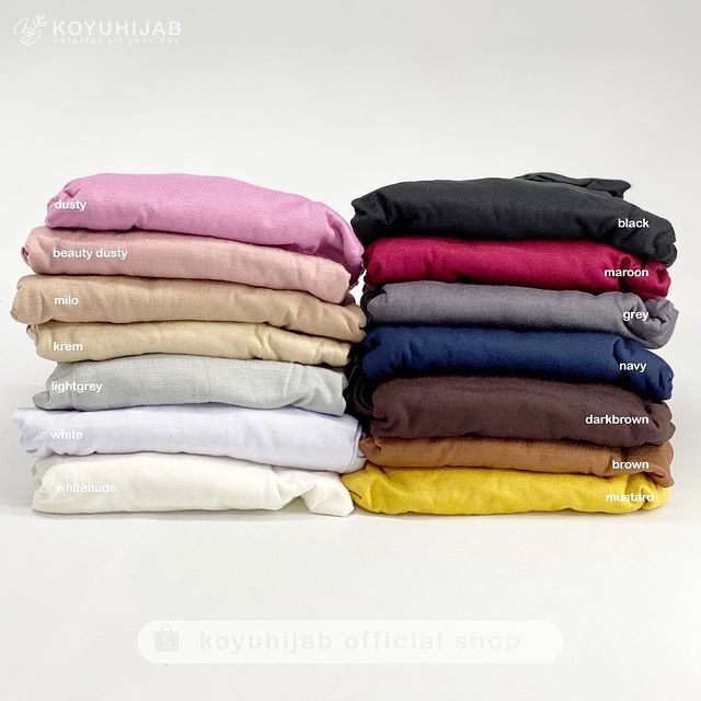 Koyu Hijab Manset Daleman Baju Best Seller /Iner Manset Baju