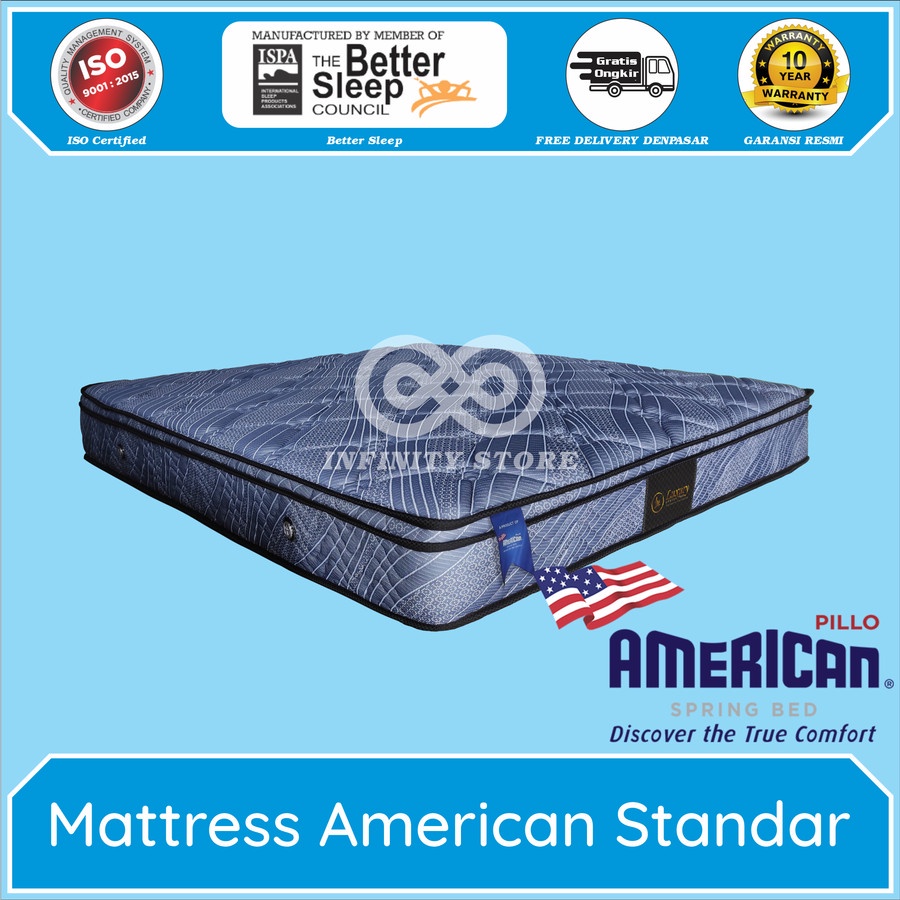 Springbed American PillowTop EVORA Standard Harga Terjangkau