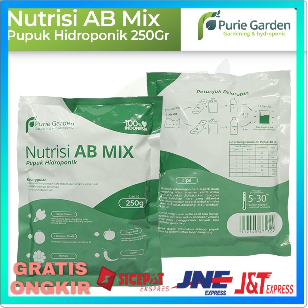 PUPUK CAIR AB MIX HIDROPONIK SAYUR NUTRISI AB MIX BUAH HYDROPONIK PUPUK TANAMAN PUPUK HIDROPONIK