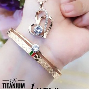 TiTanium set gelang kalung R71