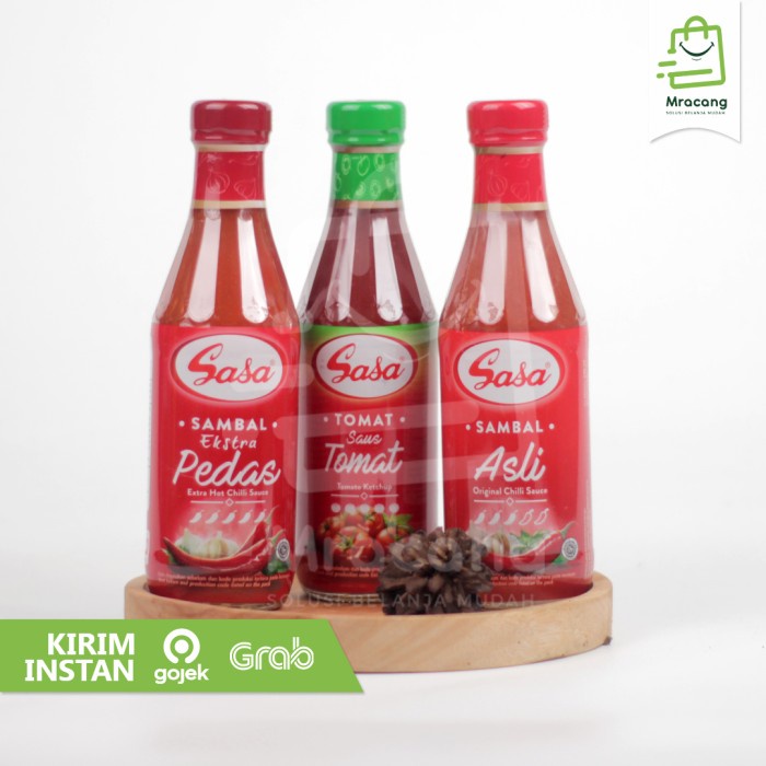 

Sasa Saus Sambal Exstra Pedas / Saus Tomat 340ml