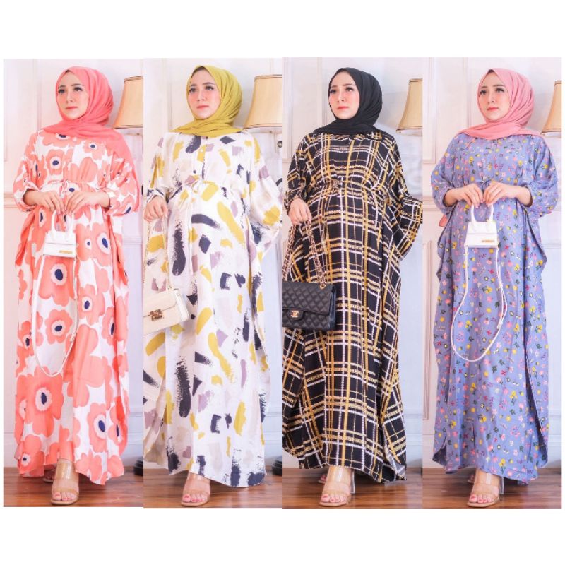 DASTER KAFTAN / DASTER KEKINIAN / DASTER PREMIUM TALI by nada gisella