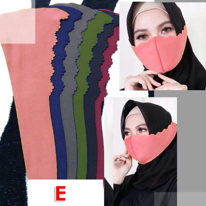 Masker Scuba Hijab WashableModel headloop Aneka Model